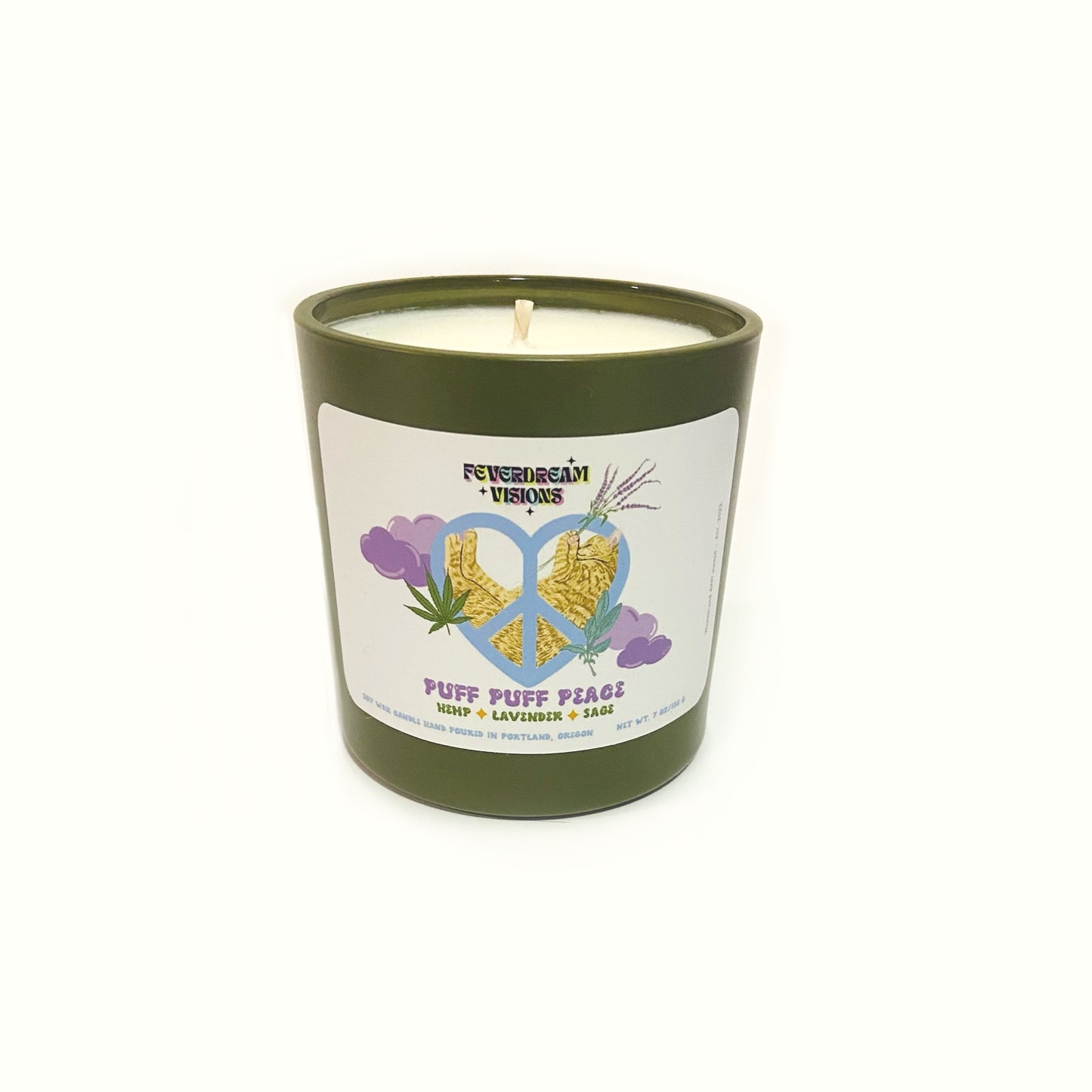 Puff Puff Peace Candle