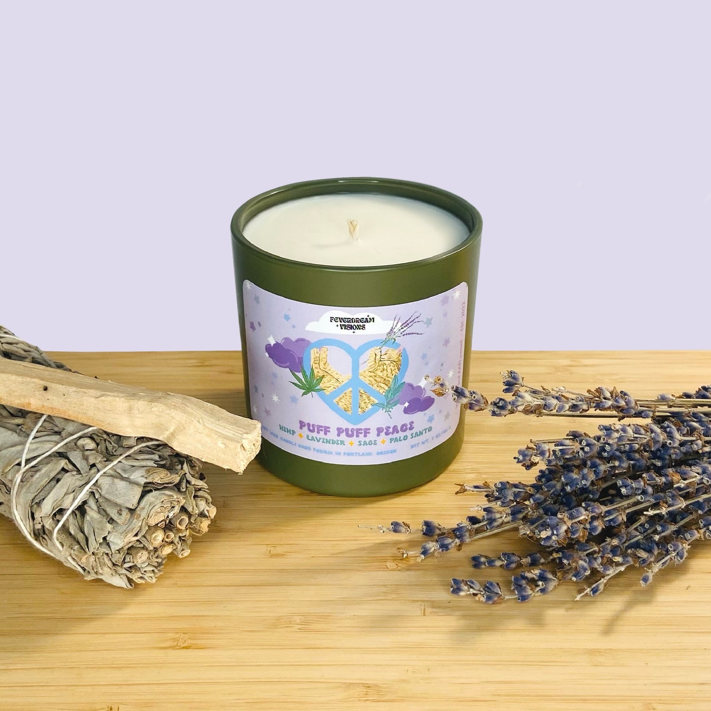 Puff Puff Peace Candle