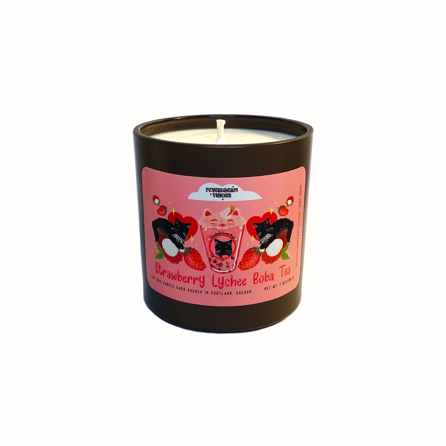 *NEW* Strawberry Lychee Boba Candle