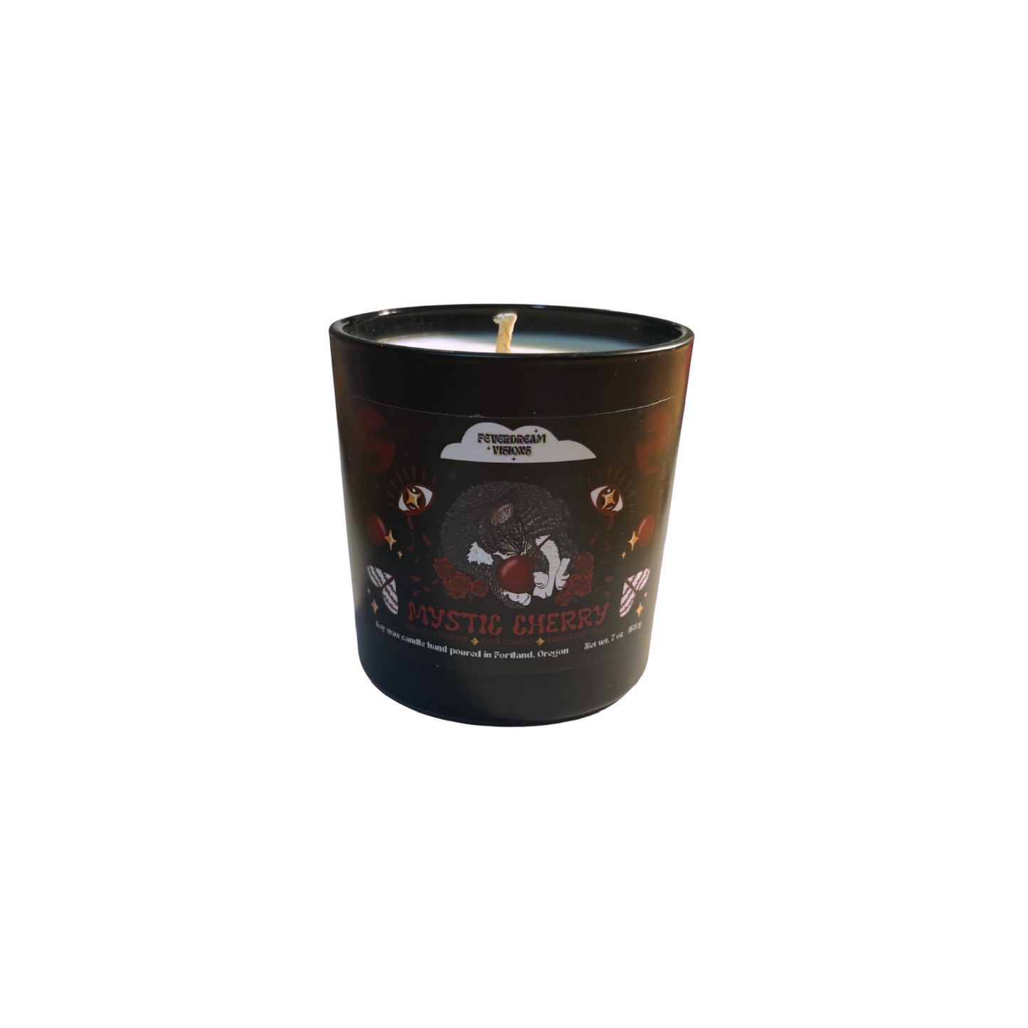 Mystic Cherry with Merlot Wine and Smoked Oud Soy Wax Candle