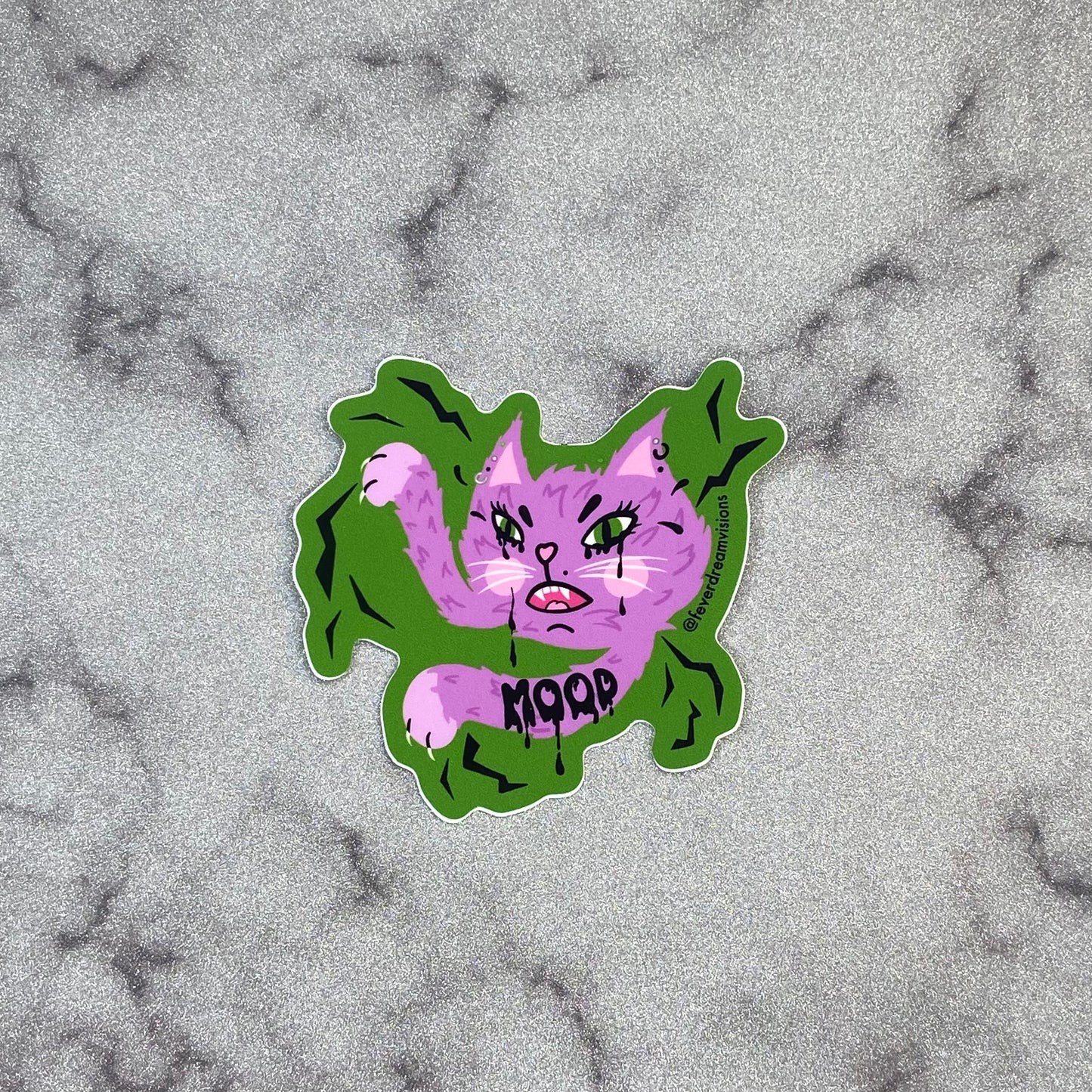 MOOD Cat Sticker