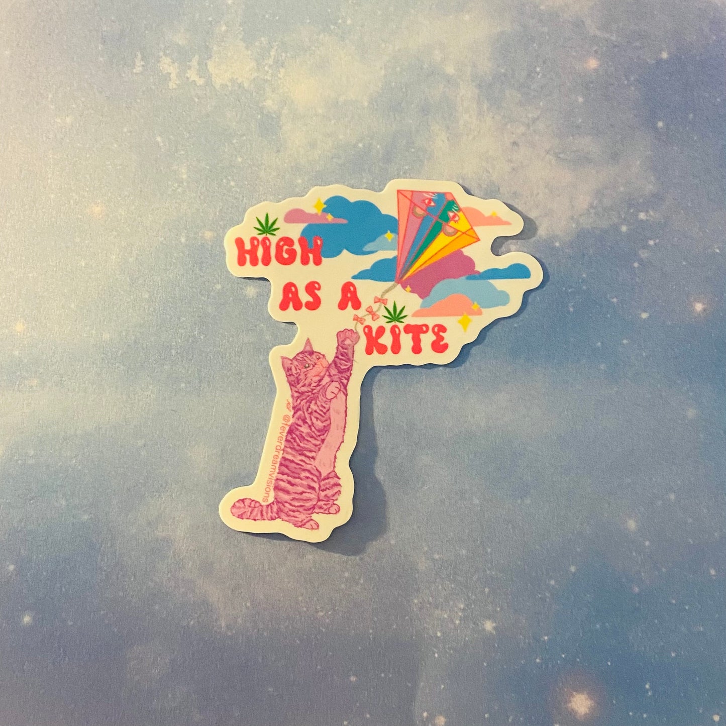 *NEW* High as a Kite Sticker (2nd Version)
