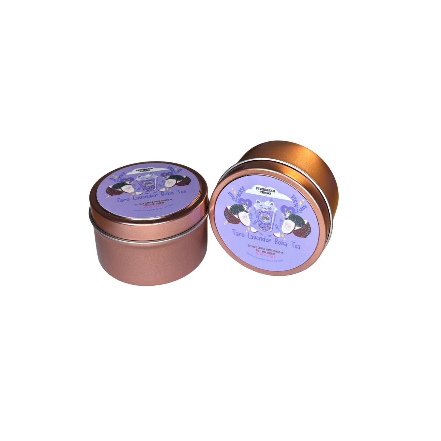 Taro Lavender Boba Candle