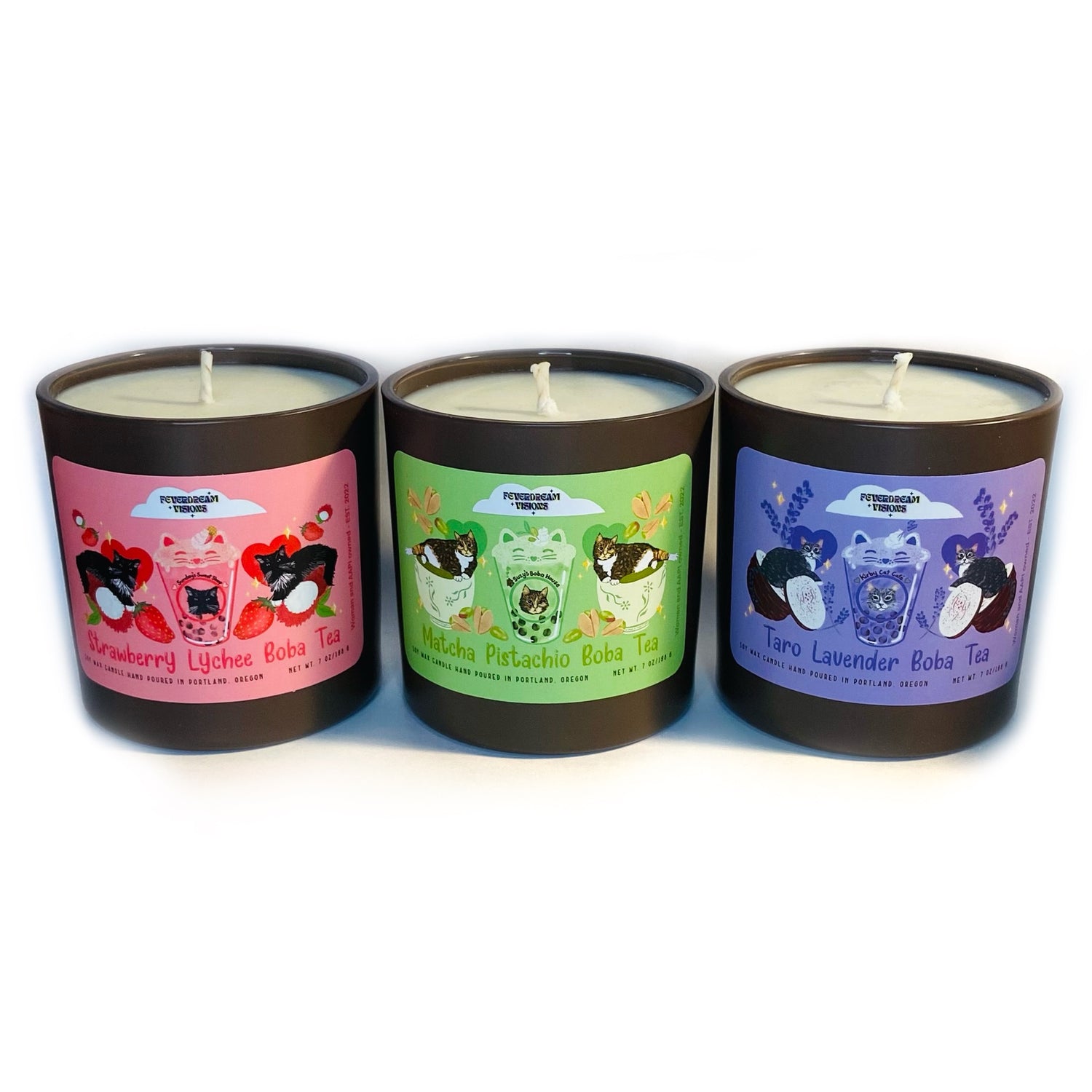 Boba Tea Candle Collection