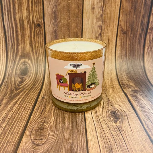 *SALE - 30% off* Winter Holiday Hearth Candle