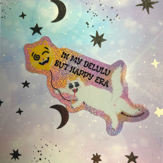 *NEW* In my Delulu Glitter Sticker