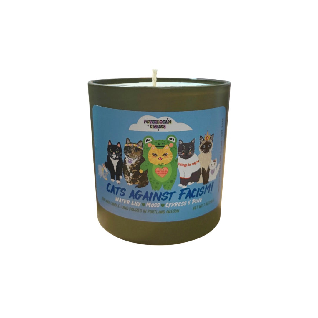 *SOLD OUT*NEW* Cats Against Facism Candle