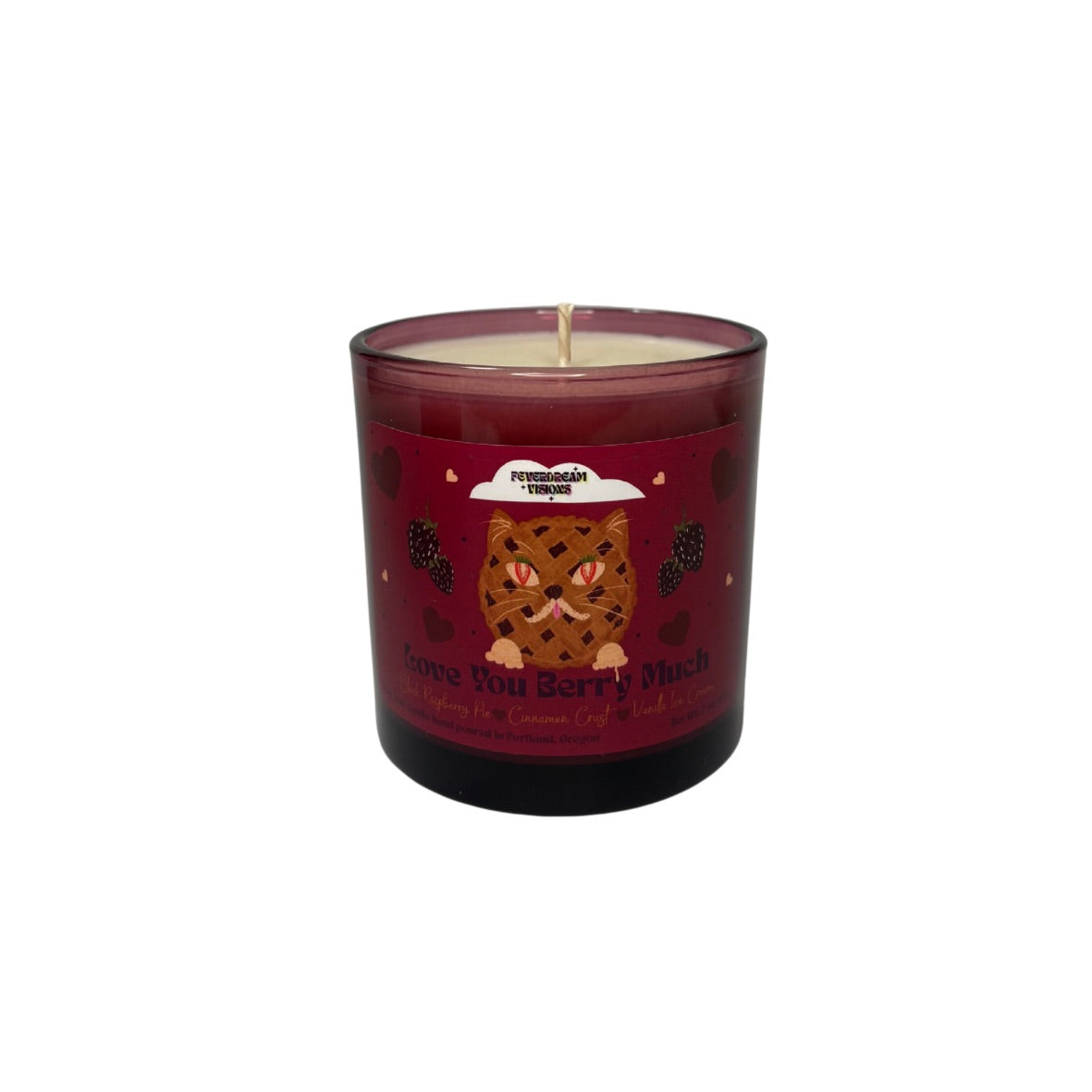 *NEW* I Love You Berry Much Black Raspberry and Cinnamon Crumble Soy Wax Candle